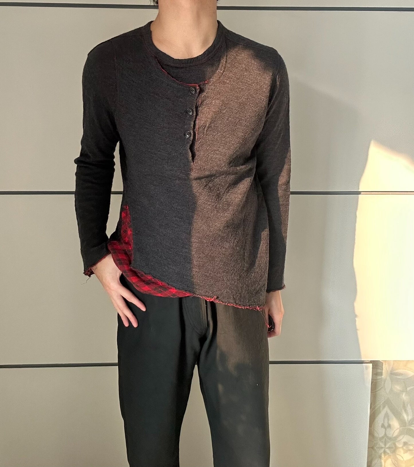 Y's Yohji Yamamoto Layered Sweater