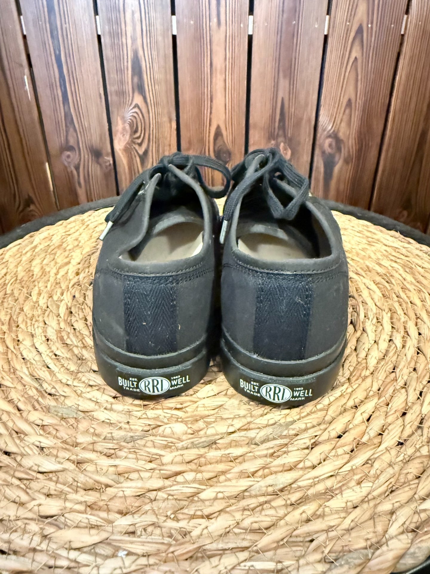 RRL Black Sailer Sneaker