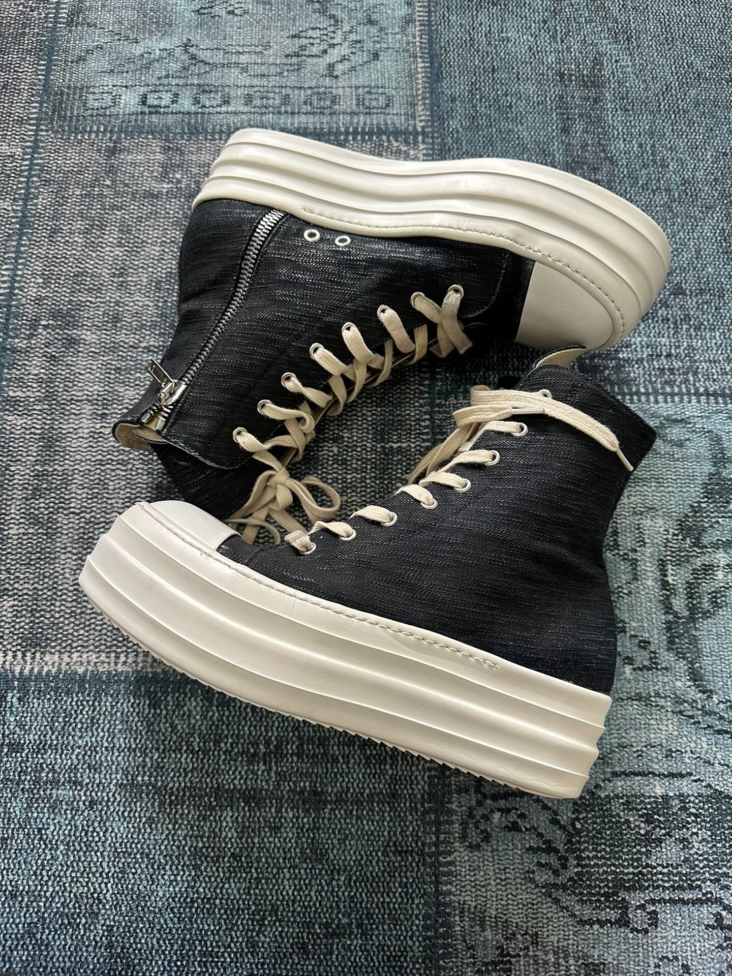 Rick Owens Thick Sole Sneakers