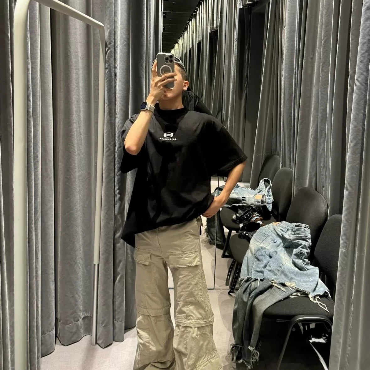 Balenciaga Ski Short Sleeve Shirt