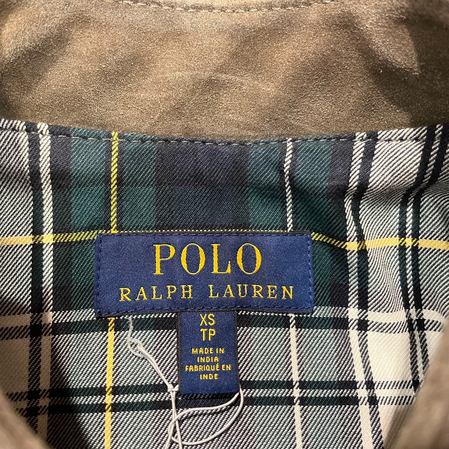 vintage ralph lauren brown leather jacket