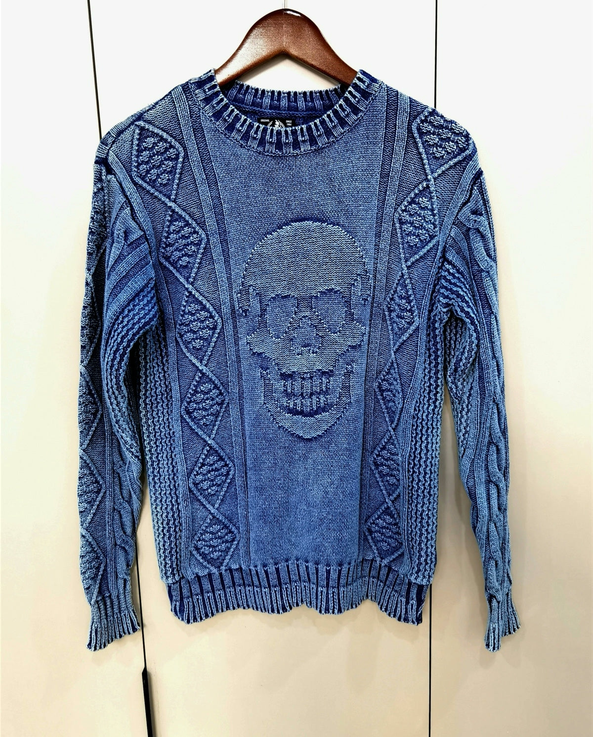 Hysteric Glamour Vintage Indigo Skull Knit