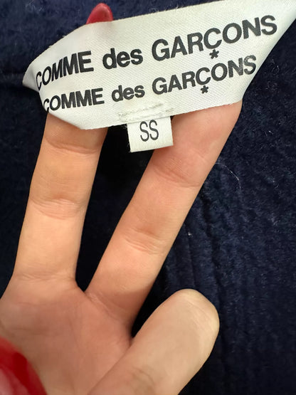 Navy Wool Military Style Jacket