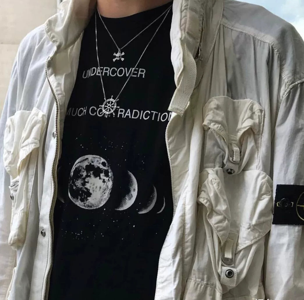 Undercover 2015SS Moon Print Black T-shirt