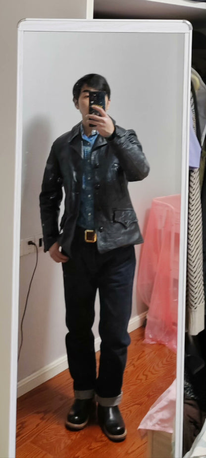 FREEWHEELERS Dispatcher Leather Jacket