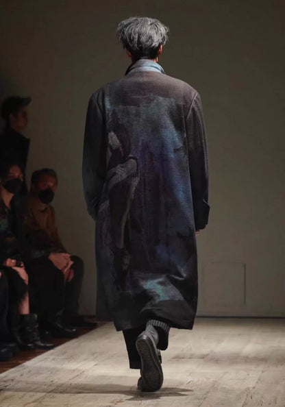 Yohji Yamamoto Watercolor Coat