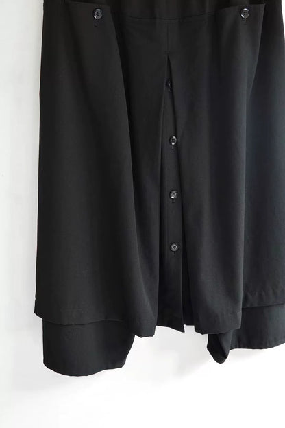Yohji Yamamoto S/S 2020 Gaba Wool Skirt Pants