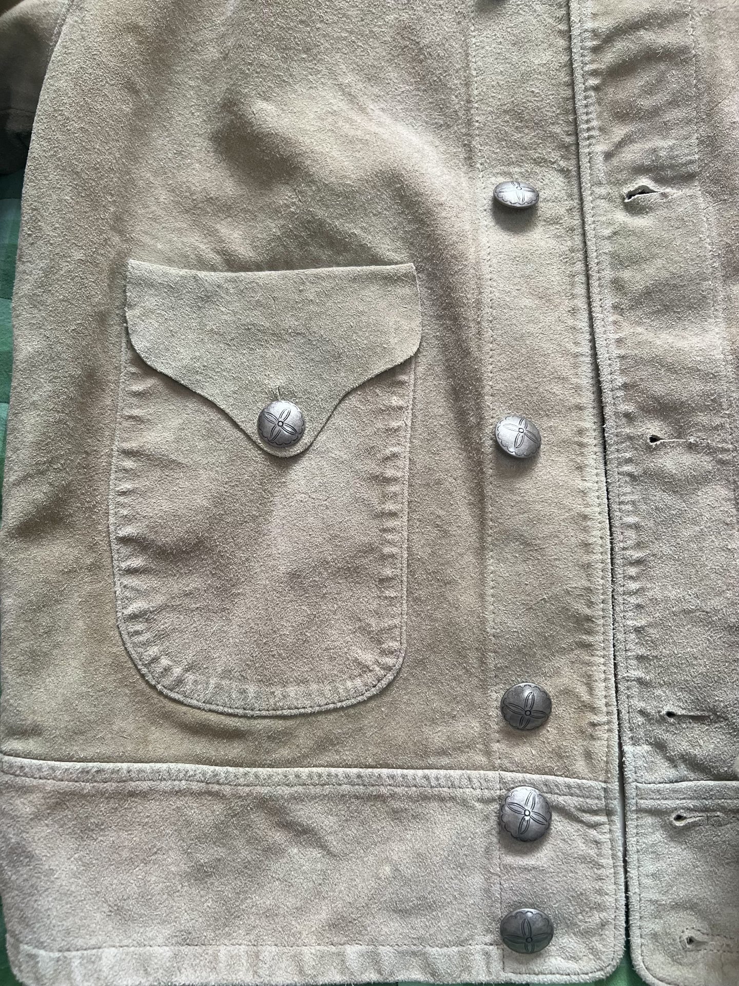 RRL Men's Summer Roughout Suede Jacket
