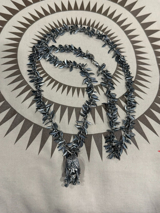 UNDERCOVER 06SS Ghost Head Bell Necklace