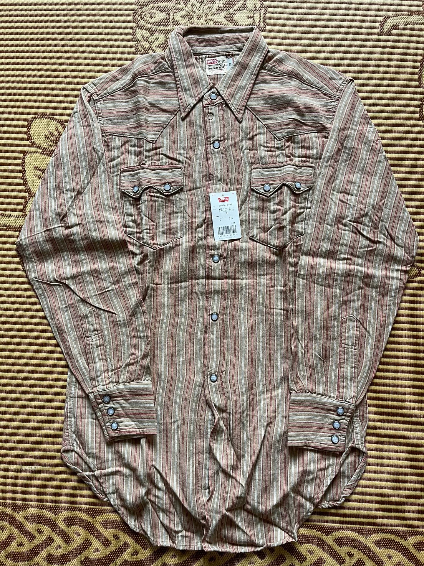 Levis LVC Plaid Long-Sleeve Shirt 40