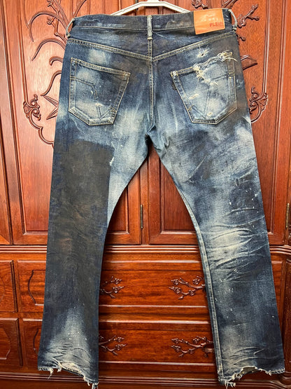 PLEIN FOUR Red Selvedge Japanese Denim Jeans