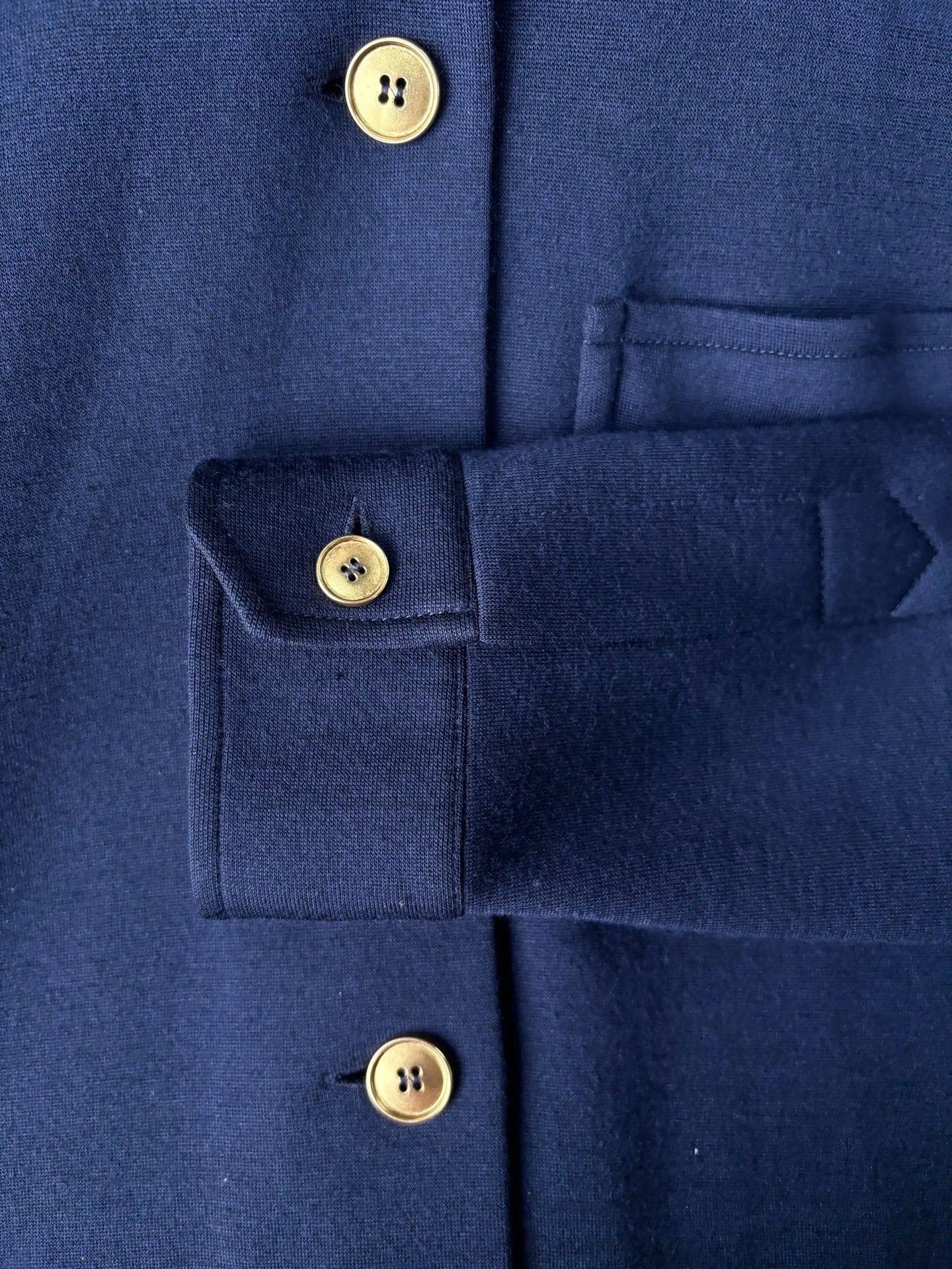 Saint Laurent Navy Wool Gold Embroidery Jacket