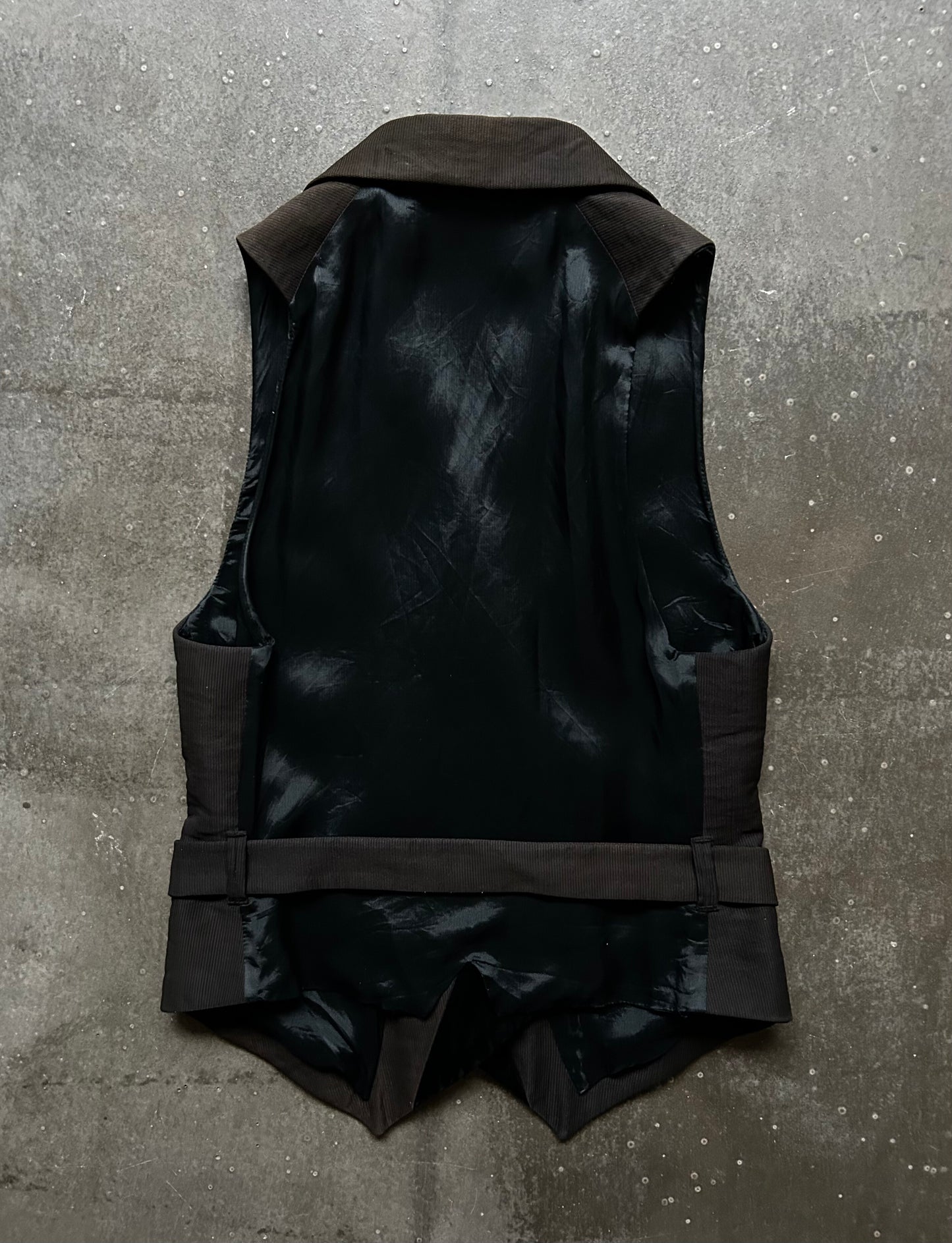 Alexander McQueen 2001aw Black Vest