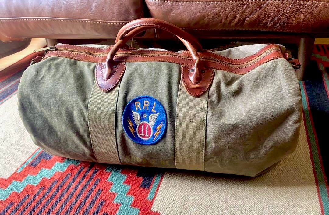 2013 RRL Military Pilot Duffle Bag