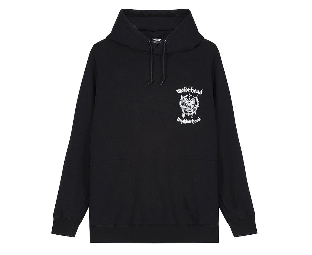 neighborhood x Motorhead black hooded sweatshirt