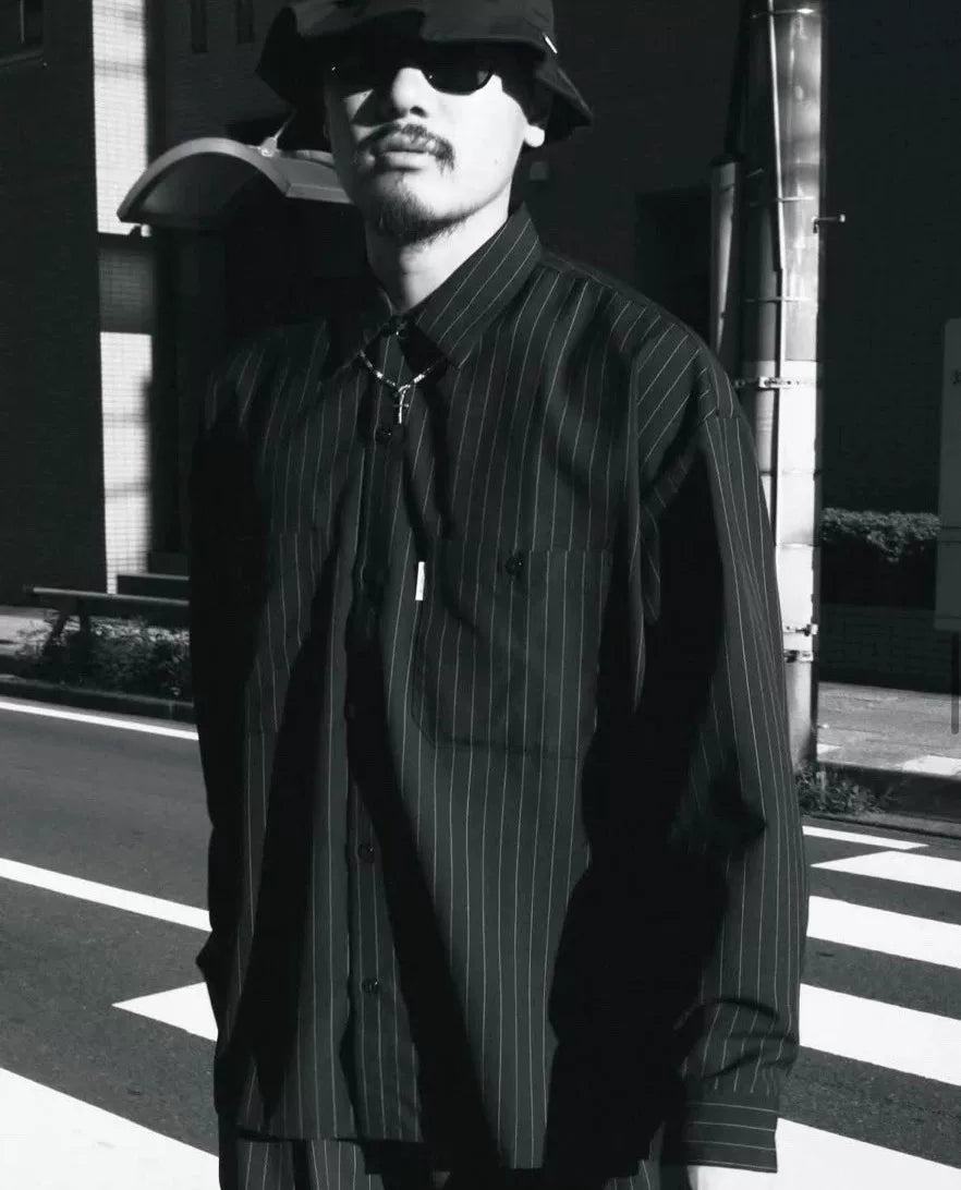 cootie productions striped long sleeve shirt