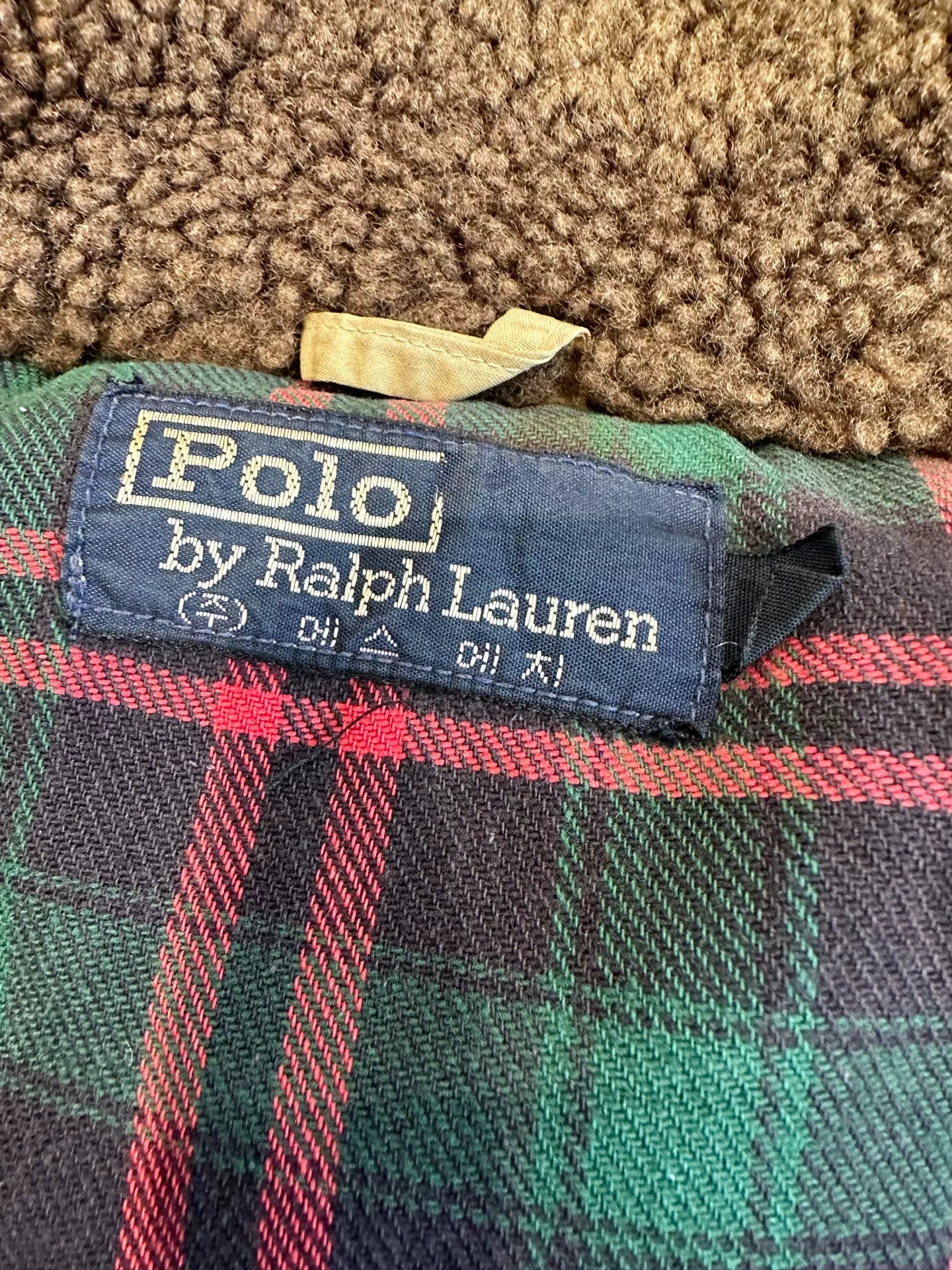 Ralph Lauren Retro Down Coat Wool Collar