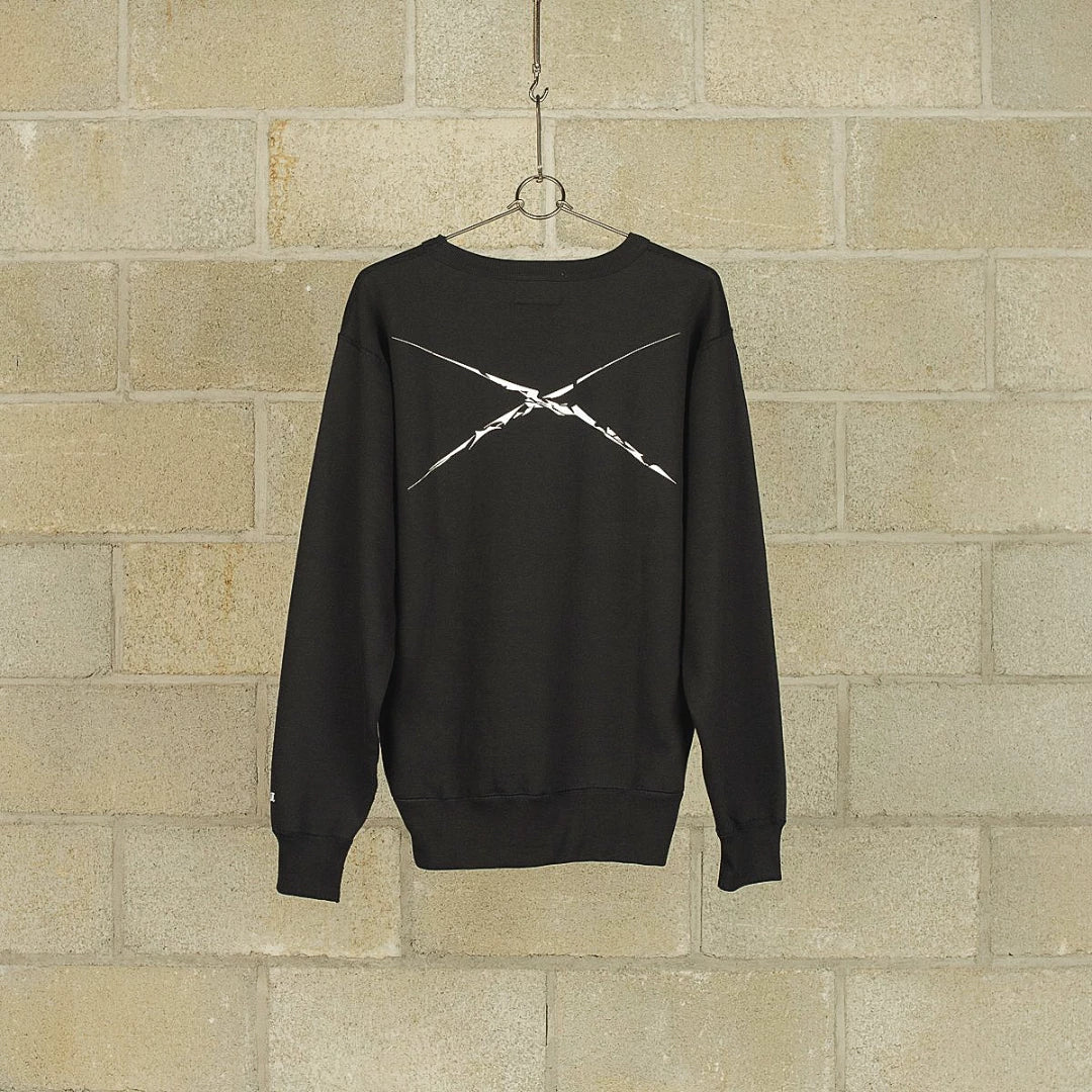 black mickey crew neck sweatshirt by nexusvii