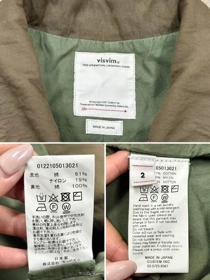 Visvim 22ss Tropical Combat Jacket