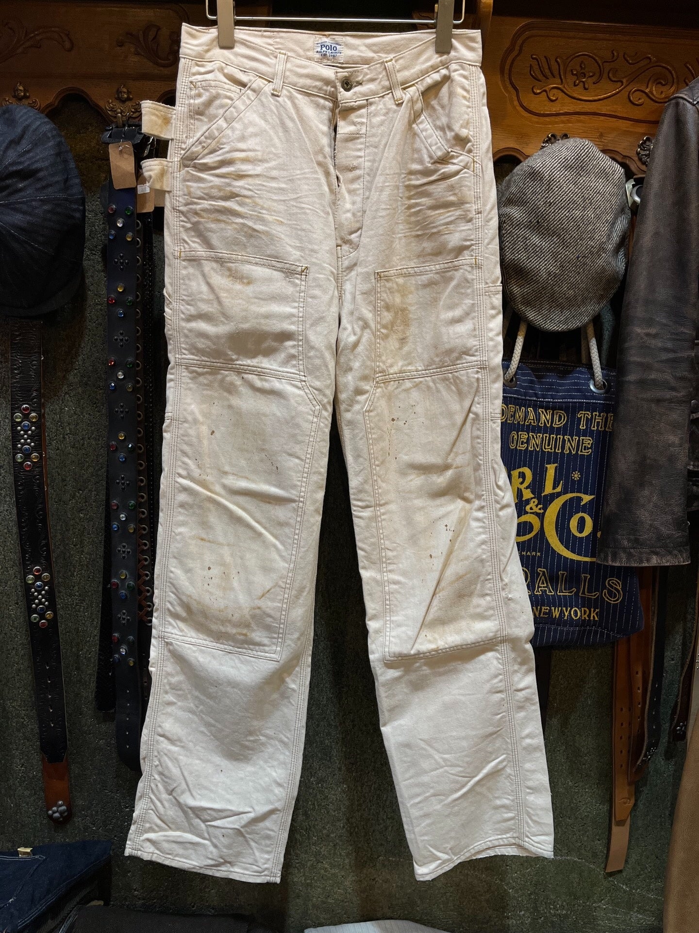 RRL Double RL Distressed Cargo Pants