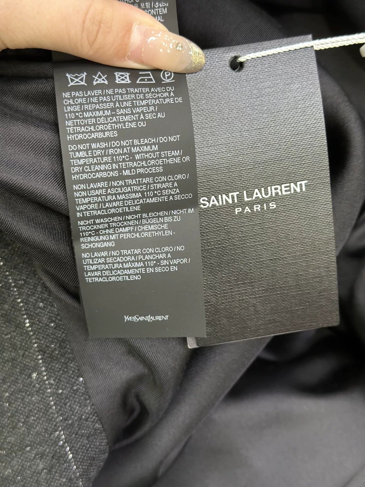 SAINT LAURENT Structured Pinstripe Blazer