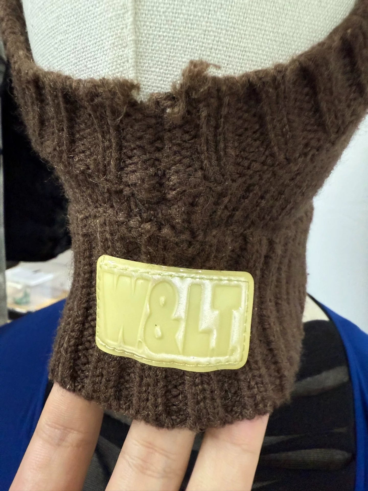 walter van beirendonck bear knit cap