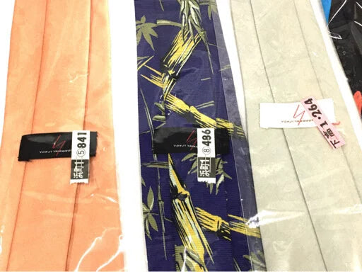 yohji yamamoto unique tie collection