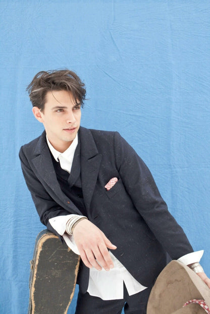 visvim granger vest in melange wool