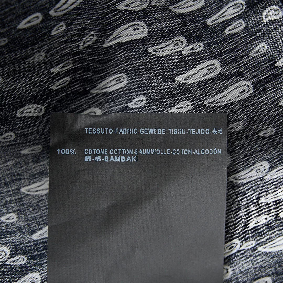 Saint Laurent Blue Teardrop Short-Sleeve Shirt