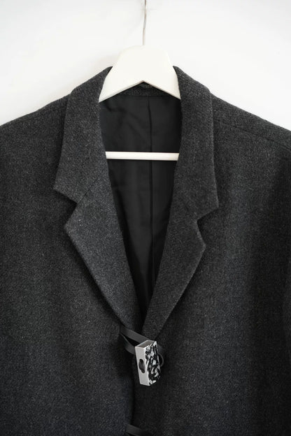 Yohji Yamamoto Silver Buckle Coat