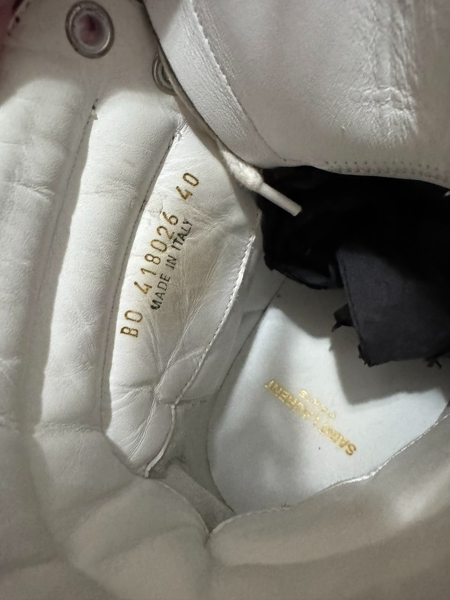 Saint Laurent High-Top Suede Sneakers