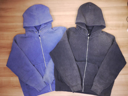 navy jumbo sb sweat hoodie with zipper