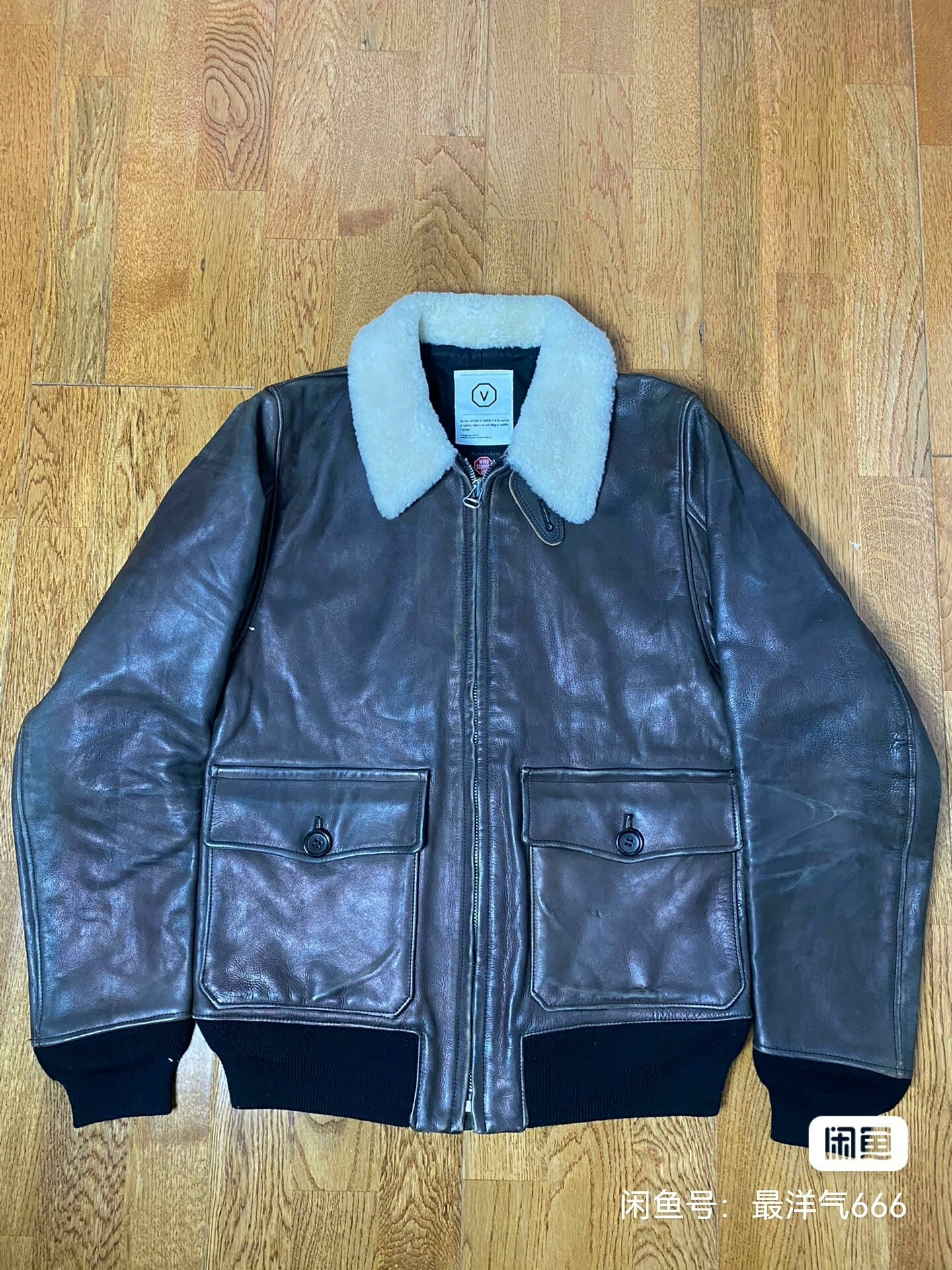 visvim kautokeino lambskin jacket with shearling