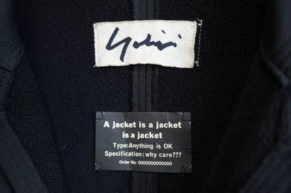 Yohji Yamamoto Double-Sided Belt Jacket