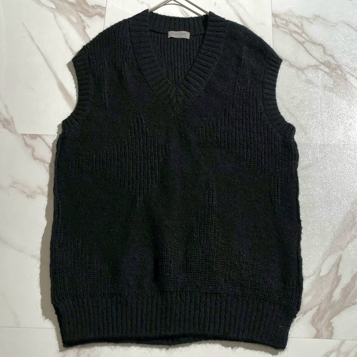 Yohji Yamamoto Pour Homme 23AW Long Wool Angora Vest