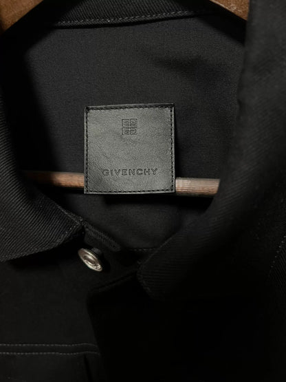 Givenchy SS22 Black Logo Button Jacket