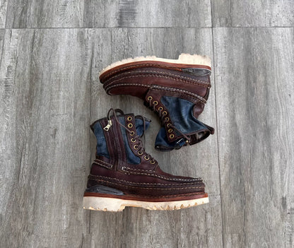 visvim grizzly boots lt.indigo size us8