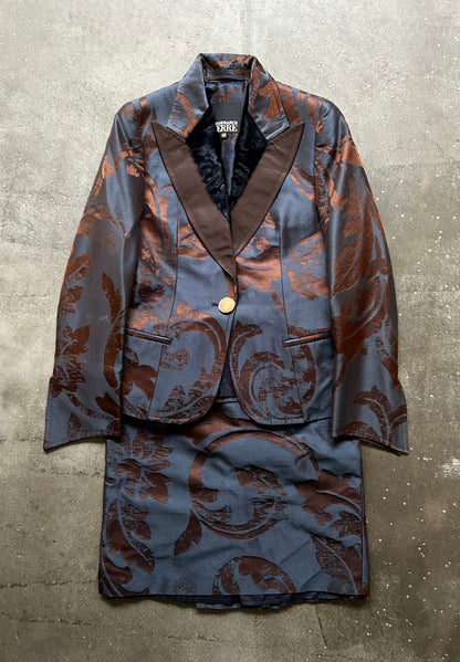 Gianfranco Ferre Velvet Suit Set