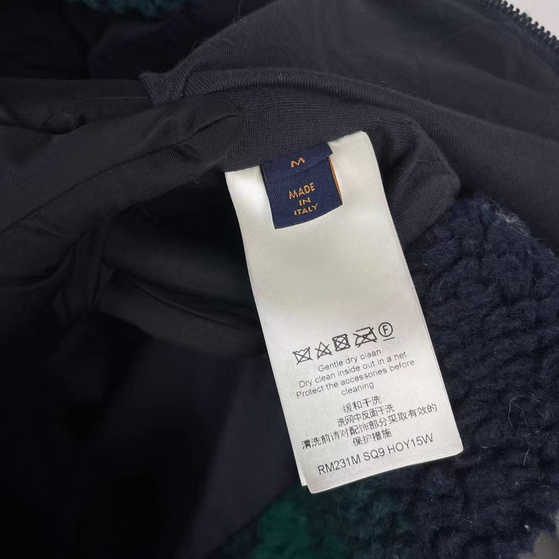 Louis Vuitton Dark Green Monogram Teddy Jacket Size M