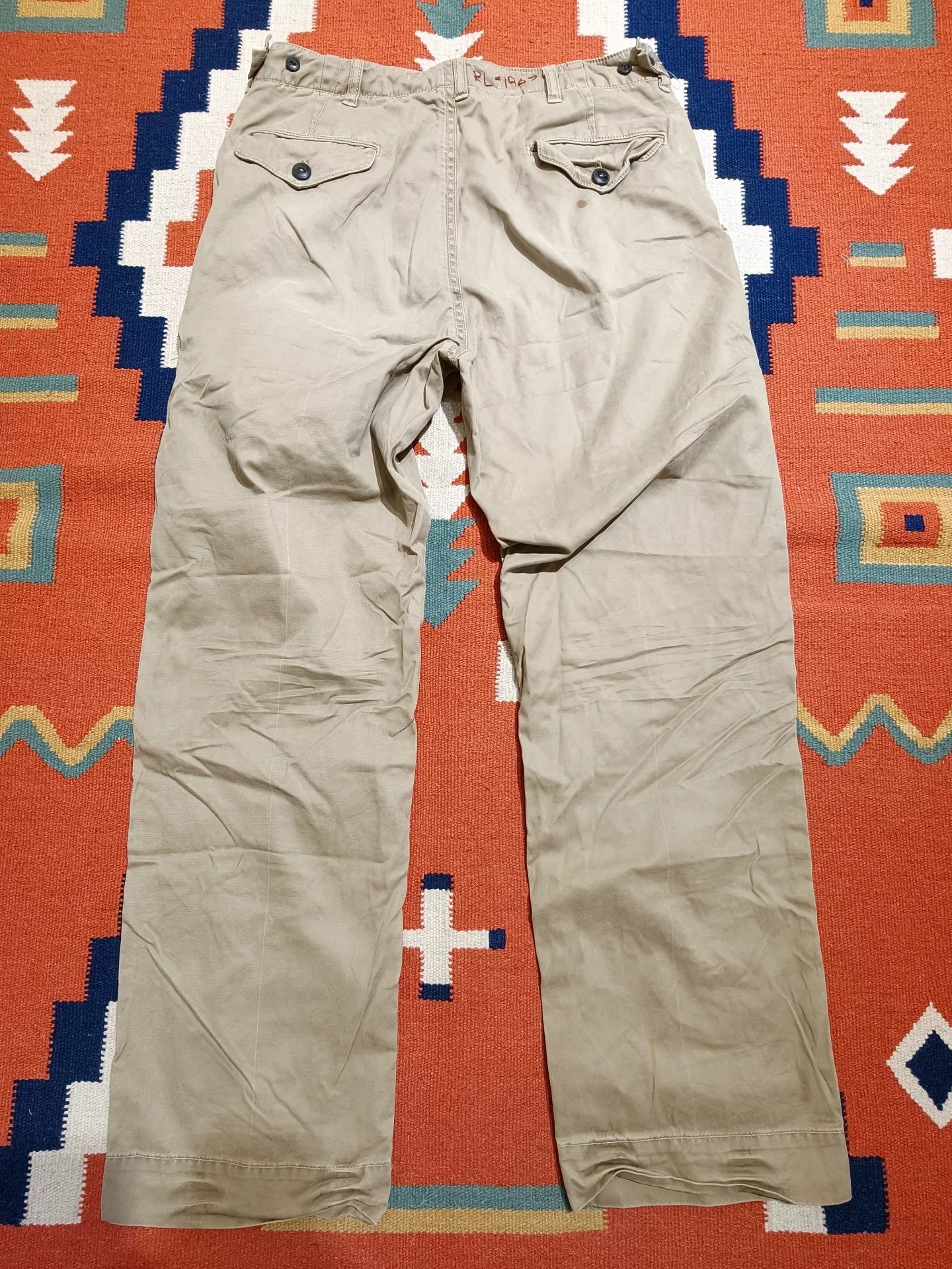 Ralph Lauren RL Canvas Distressed Pants