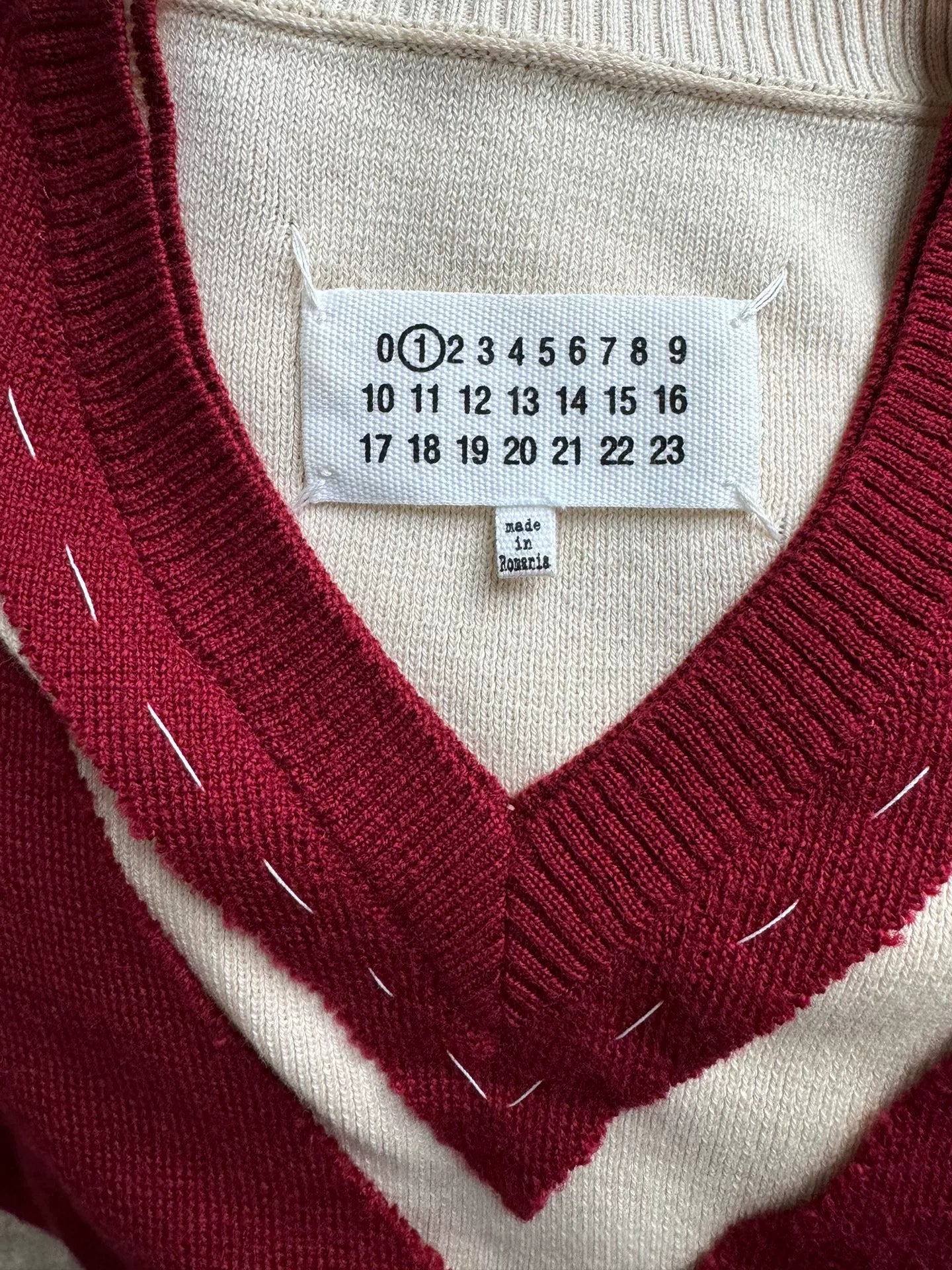 Maison Margiela Knit Top with Unique Design