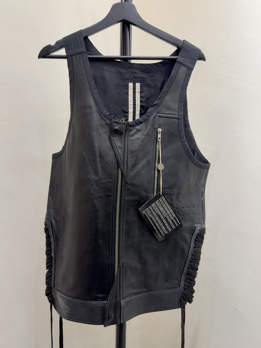 Rick Owens Leather Vest Size S