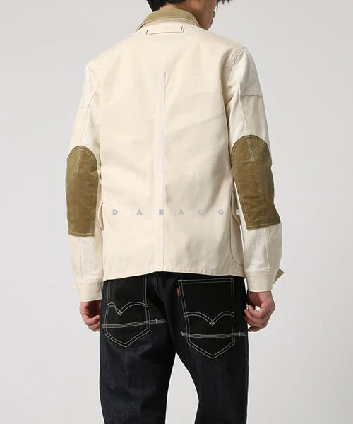 junya watanabe white work jacket