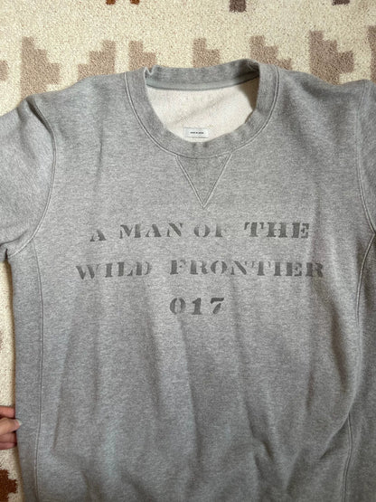 visvim Gray Short-Sleeve Sweatshirt Size 2