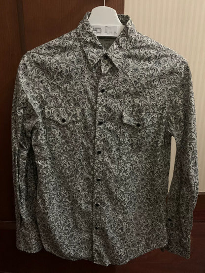 Saint Laurent Paisley Long-Sleeve Shirt