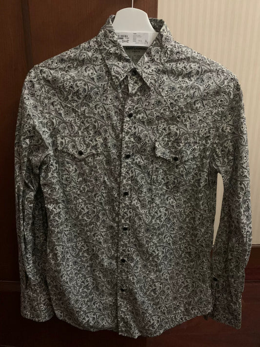 Saint Laurent Paisley Long-Sleeve Shirt