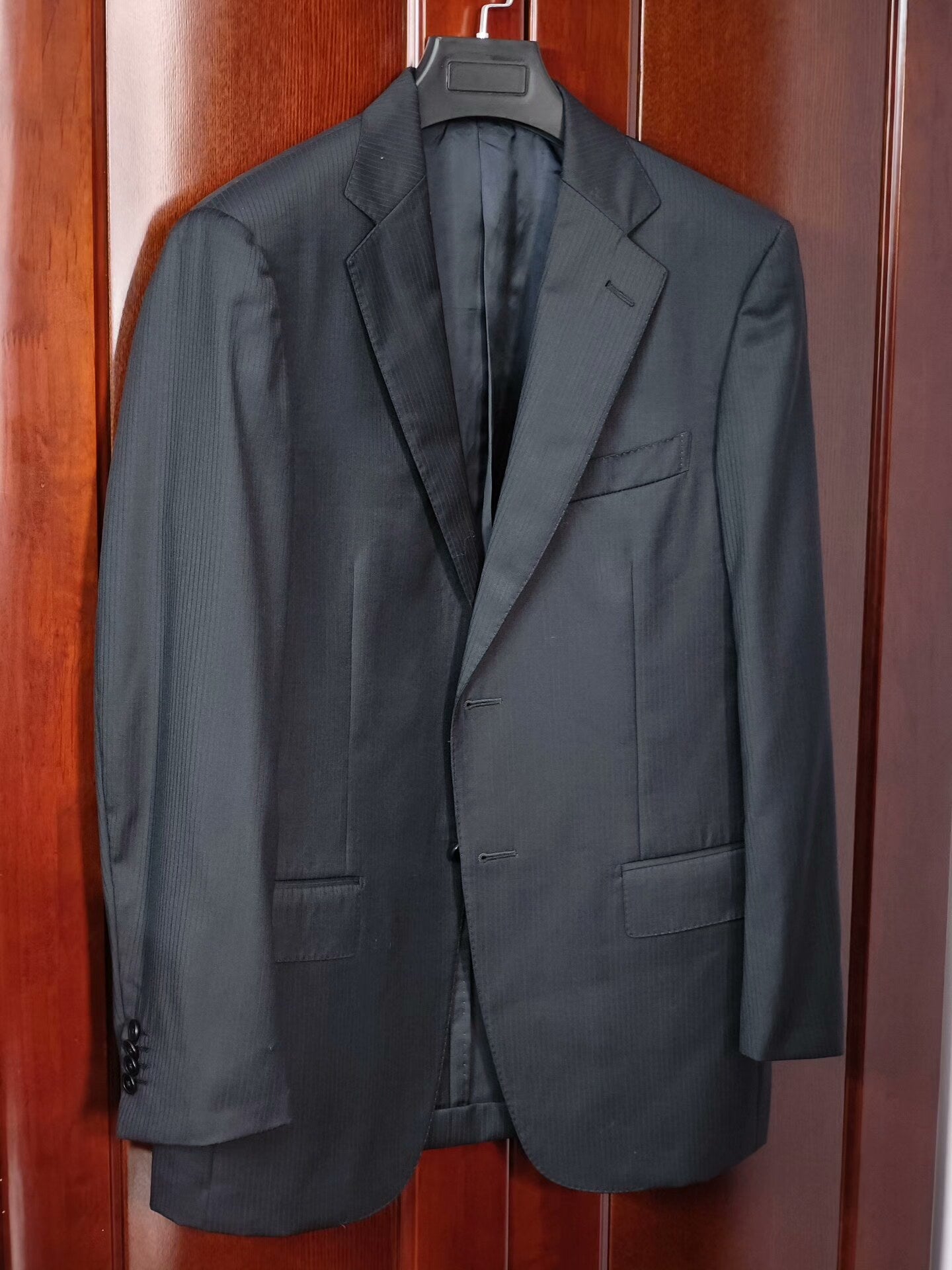 Zegna Wool Silk Blend Suit Jacket