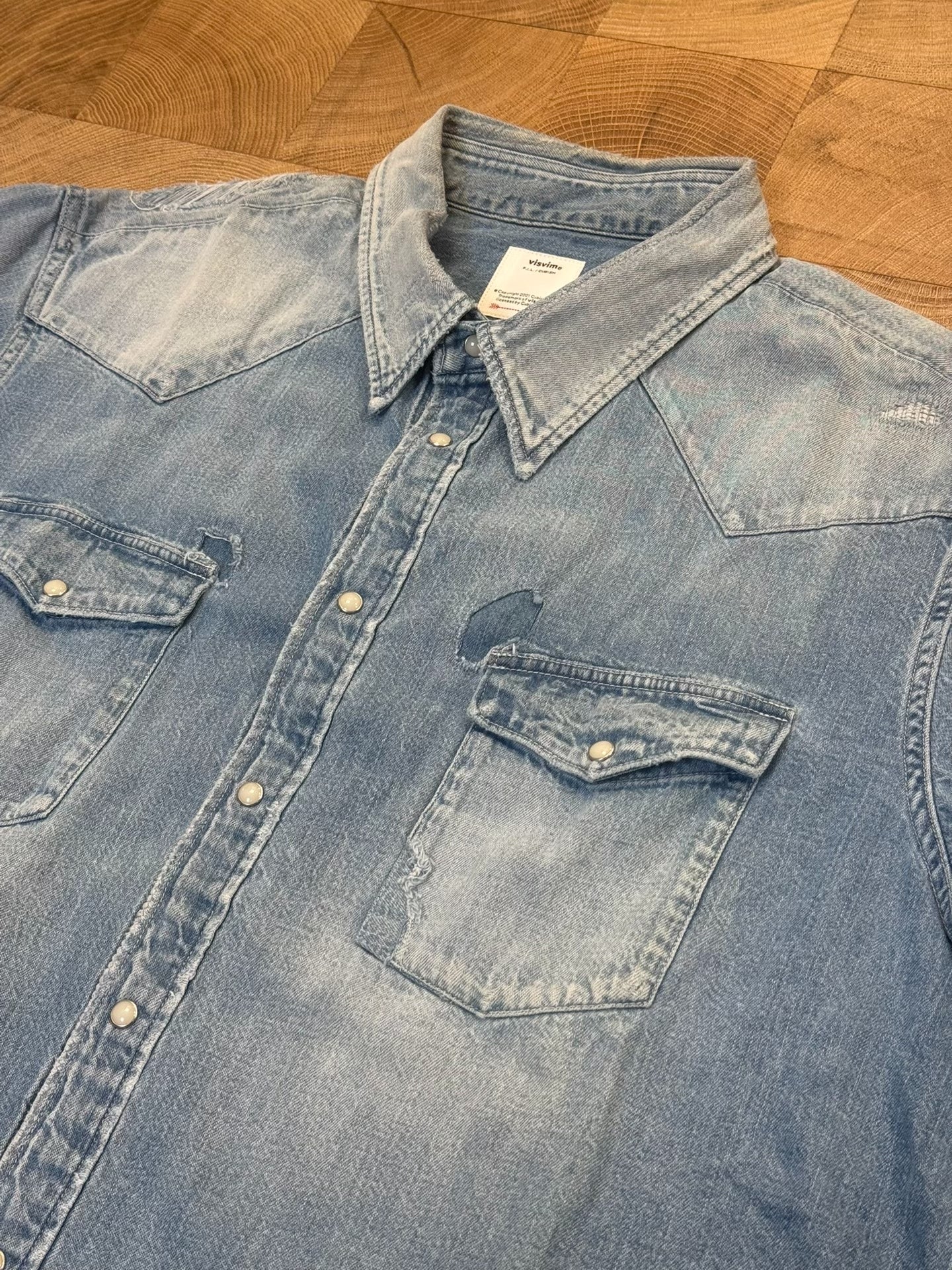 Visvim 24SS Social Sculpture Denim Shirt