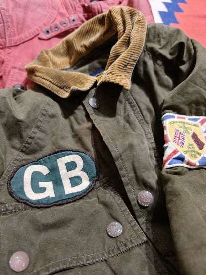 RRL Berkshire Camo Oilcloth Jacket