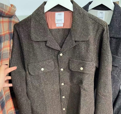 Visvim 22AW Boomer Donegal Wool Shirt